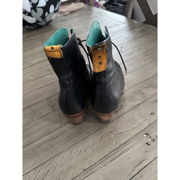 PS Kaufman no.2018 crosswalk tall lace-up boot black leather Size 9.5 - Picture 6 of 9